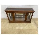 Floor Model Lighted Back Curio Cabinet