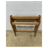 Modern Oak Quilt Rack