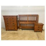 3 Pc. Rivers Edge Oak Bedroom Suite