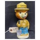 1960s Smokey The Bear Bobblehead