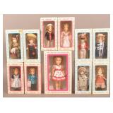 11 Ideal Shirley Temple Dolls w/ Boxes.