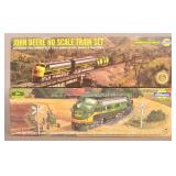 2 John Deere Athearn HO Scale Trains w/ Boxes