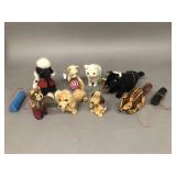 8 Vintage Wind-Up and Battery Op Animals