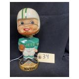 New York Jets Bobblehead Gold Base