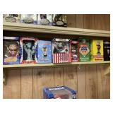 8 Various Bobbleheads MIB Eagle, Ollies, Etc.