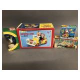 4 Vintage Toys with Boxes