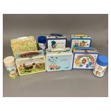 (6) 1960s to 1980s Girl-Themed Lunchboxes