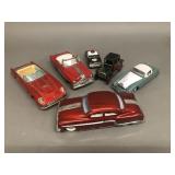 6 Tin Friction Cars