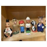 6 Vintage Bobbleheads All 1960s