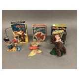 TPS Mechanical Fishing Bear, Monkey, & Butterfly