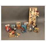 8 Vintage Wind-Up Mechanical Toys