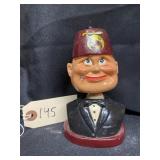 Shriner Masonic Smoking Bobblehead