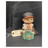 Lego Little League Baseball Bobblehead Bank