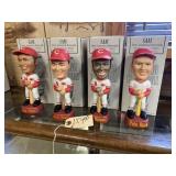 4 Sams Cincinnati Reds Bobbleheads