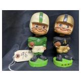 2 Toes Up College Bobbleheads Army, etc.