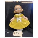 Bobbie Mae Swing & Sway Bobblehead Yellow Dress