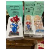 3 Sams Bobbleheads James Dean, Bozo & Sky