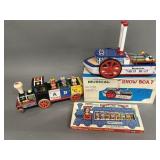 3 Vintage Musical-Themed Tin Toys