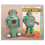 Mechanical Mighty Robot Tin Litho Wind-Up