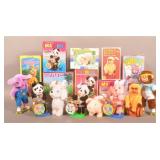 8 Vintage to Modern Battery Op Animal Toys