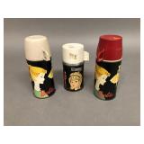 3 Barbie and Tammy Thermoses