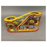 Chein Tin Litho Roller Coaster with 2 Cars