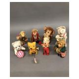 8 Vintage Wind-Up Animals
