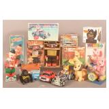 8 Vintage Battery Op Toys