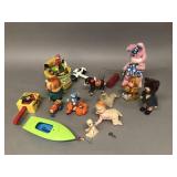 Lot of Vintage to Modern Tin and Plastic Toys