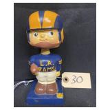 Los Angeles Rams Football Bobblehead Blue Square