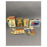 6 Vintage Battery Op Toy Boxes Only.