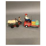 Vintage Battery Op Airport Baggage Handler and