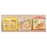 3 Mickey Mouse Club Lunchboxes