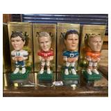 4 Sams Quarterbacks Bobbleheads Mario etc.