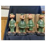 Beetle Bailey Set of 4 Bobbleheads