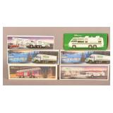 (6) 1980s Hess Trucks