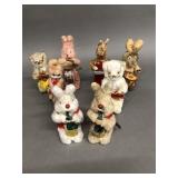 8 Vintage Wind-Up Animals