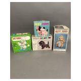 4 Vintage Battery Powered Dogs