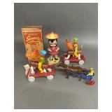 4 Vintage Plastic Toys