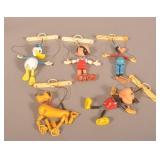 (5) 1960s Disney Finger Puppets/Marionettes.