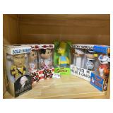 6 Wacky Wobbler-Style Bobbleheads All MIB