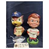 2 Baseball Bobbleheads Phillies & Cardinals