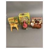 3 Mechanical Animal Toys