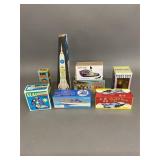 8 Vintage to Modern Tin and Plastic Toys