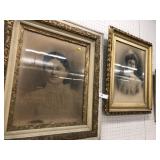 (2) Gilt Framed Portraits
