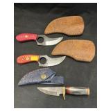 (3) Crafted Knives