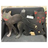 (2) Halloween Cat Form Die Cuts