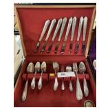 Silverplate Flatware with Chest