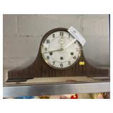 German Walnut Cased Mantel Clock