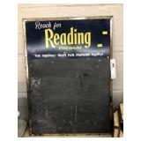 Reading Brewery Menu Sign